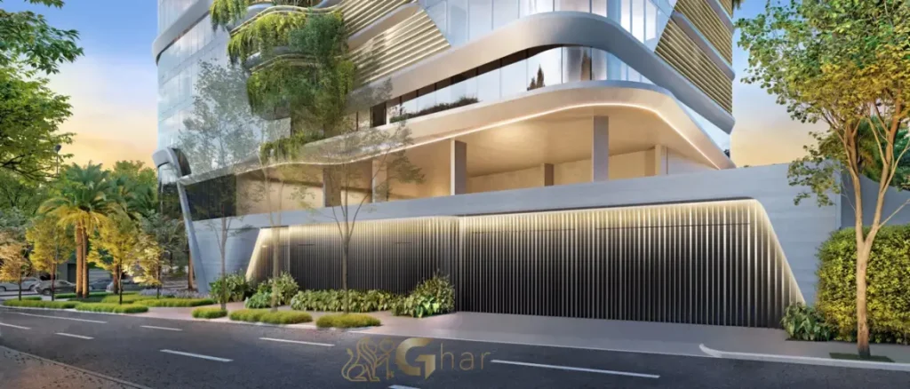 Portaria do condomínio Epic Jardim Europa Design by Pininfarina com segurança e design moderno