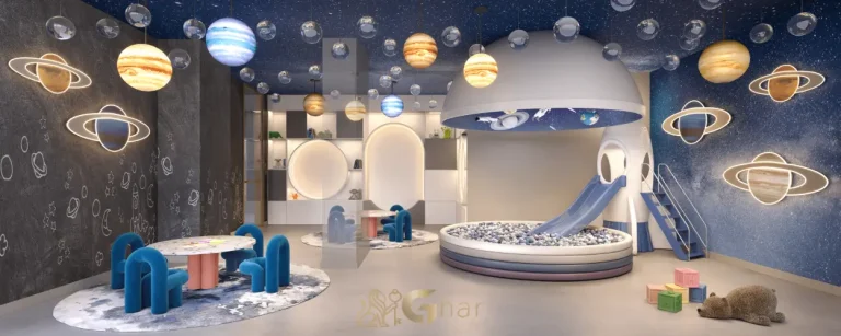 Brinquedoteca do LIS Moema Île Saint-Louis com área infantil completa em Moema