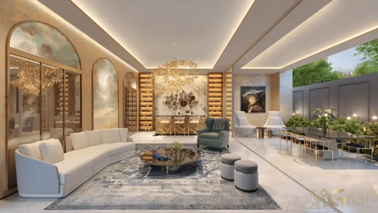 Wine lounge do condomínio LIS Moema Île Saint-Louis em Moema – espaço sofisticado para degustação e convivência