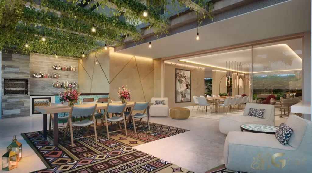 Churrasqueira e salão de festas do LIS Moema Studios