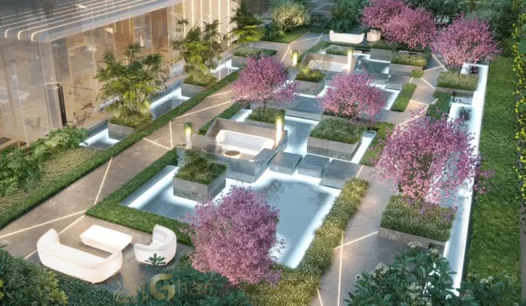 Lounge Com Espelho D’Água No Mandarim The Legend Cyrela