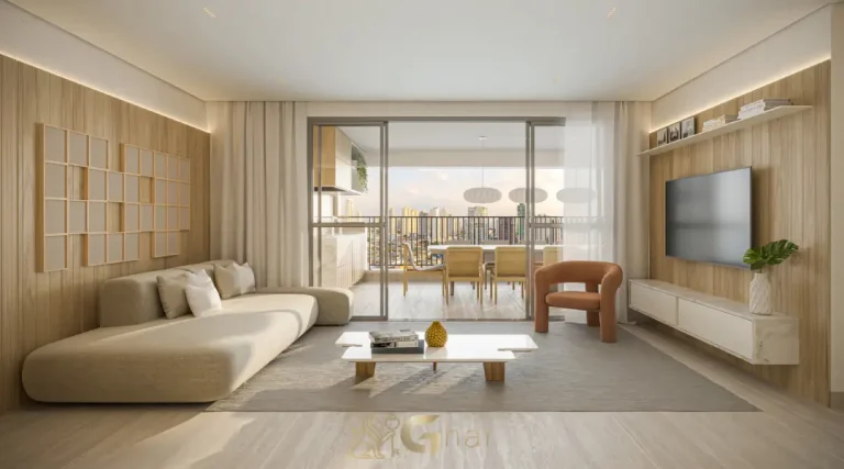 Living Do Apartamento Decorado 137 M² Monã Mooca