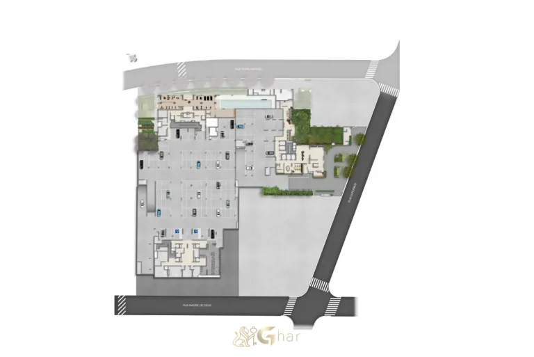 Implantação 1º Subsolo Do Condomínio Monã Mooca