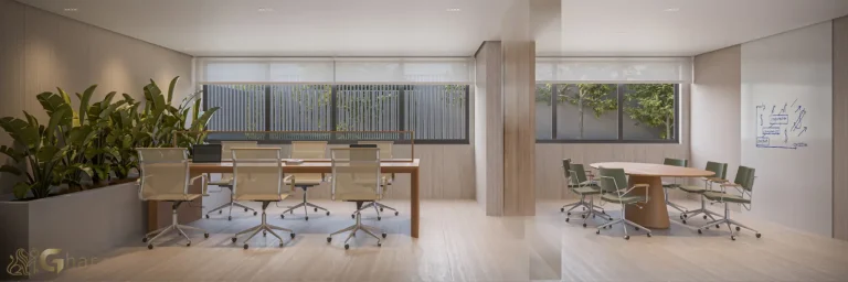 Coworking moderno e funcional do Mooca Smart Spaces