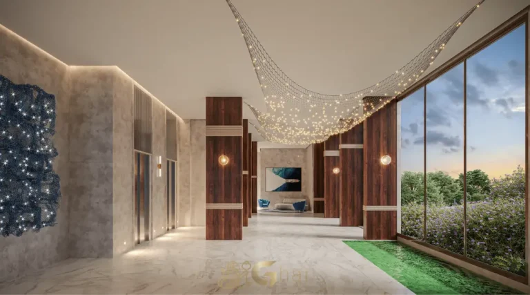 Lobby sofisticado do N.A.U. Klabin by Cyrela na Chácara Klabin