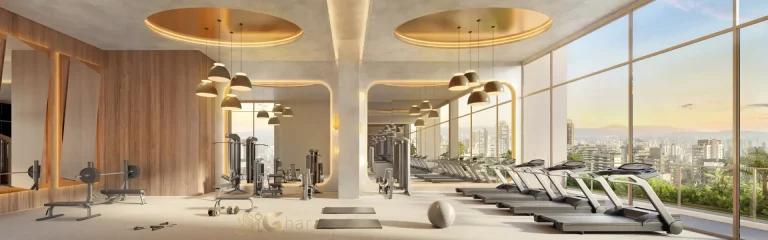 Espaço fitness do On The Sky Bela Cintra The Apartments Consolação