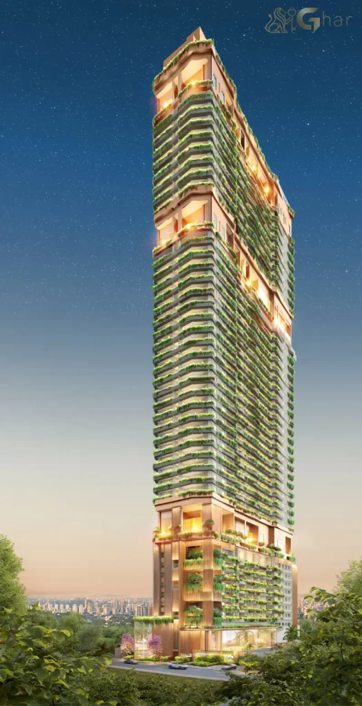 Fachada do On The Sky Bela Cintra The Residences Consolação