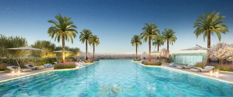 Piscina descoberta no On The Sky Bela Cintra The Residences na Consolação em São Paulo