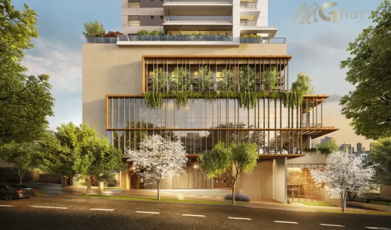 Portaria e fachada do condomínio Oscar Freire 1560 em Pinheiros