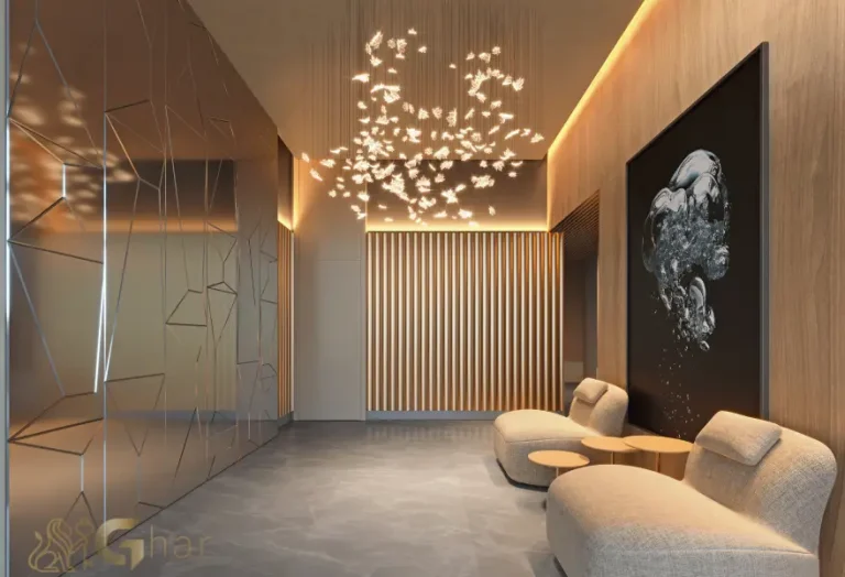 Lobby elegante do Oscar Freire 1560 Studios em Pinheiros