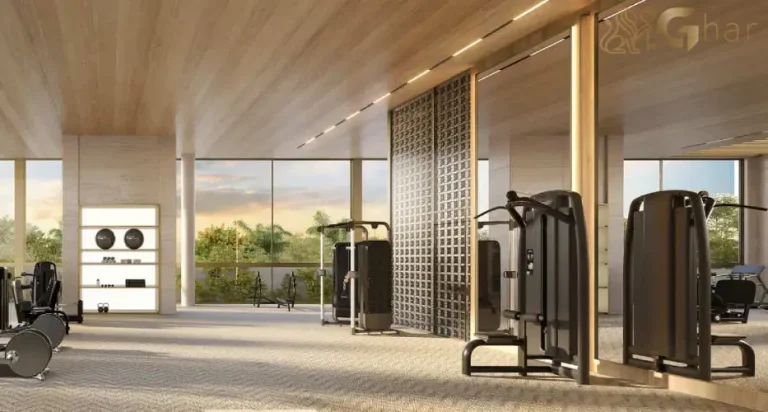 Espaço fitness completo do condomínio Portrait Parque do Ibirapuera