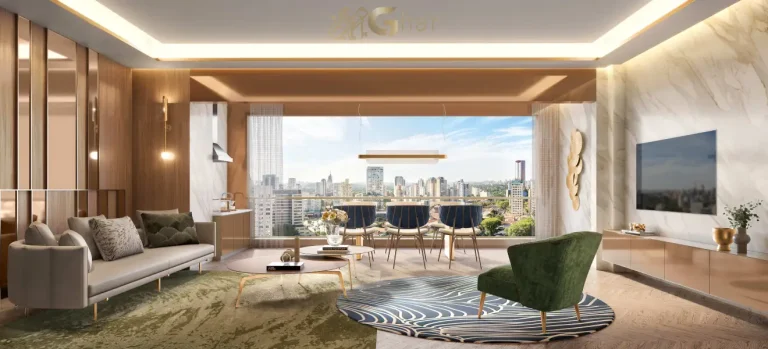 Living decorado de 89m² no Quattri Cyrela Vila Mariana