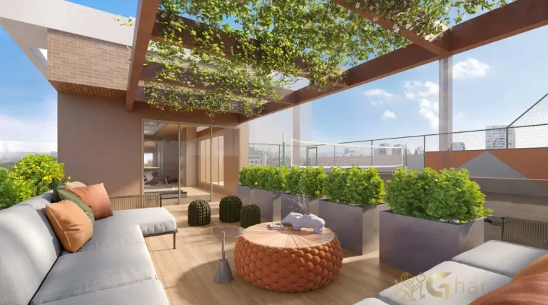 Lounge da quadra de Beach Tennis – Quattri Cyrela Vila Mariana