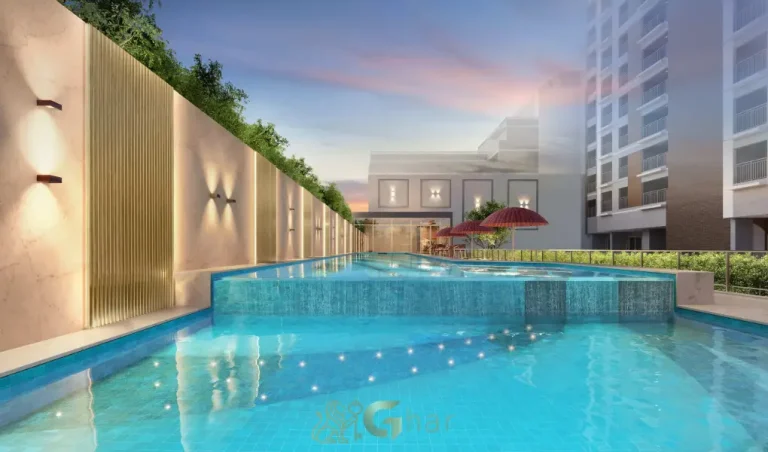 Lounge da piscina no Quattri Cyrela Vila Mariana