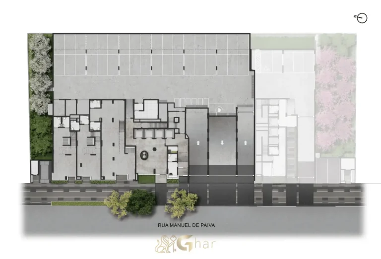 Implantação do térreo – Quattri Cyrela Vila Mariana