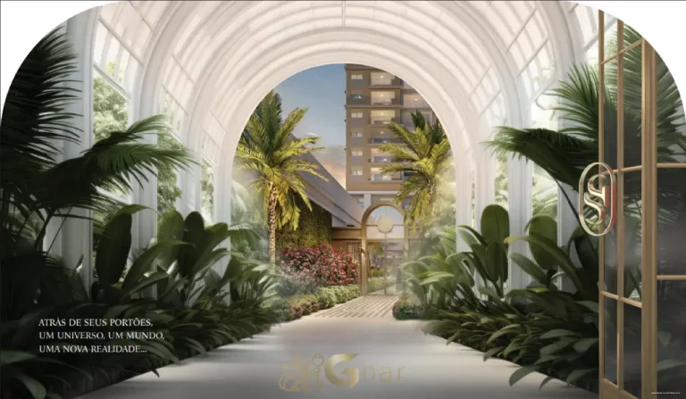 Acesso de pedestres do Secret Garden Studios na Vila Mariana