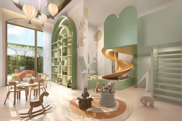 Brinquedoteca equipada do condomínio Secret Garden Vila Mariana