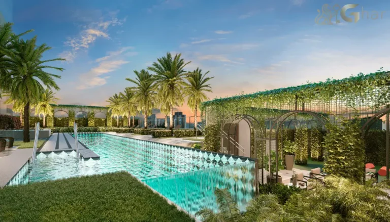 Piscina descoberta do condomínio Secret Garden Vila Mariana