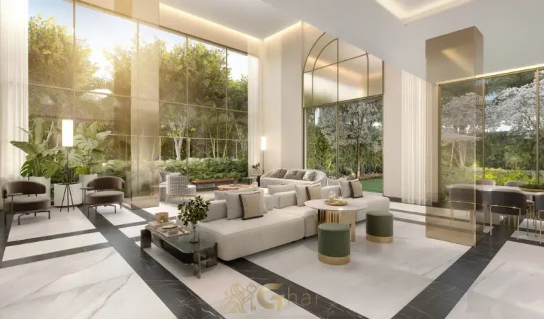 Salão de festas moderno do condomínio The Garden Klabin