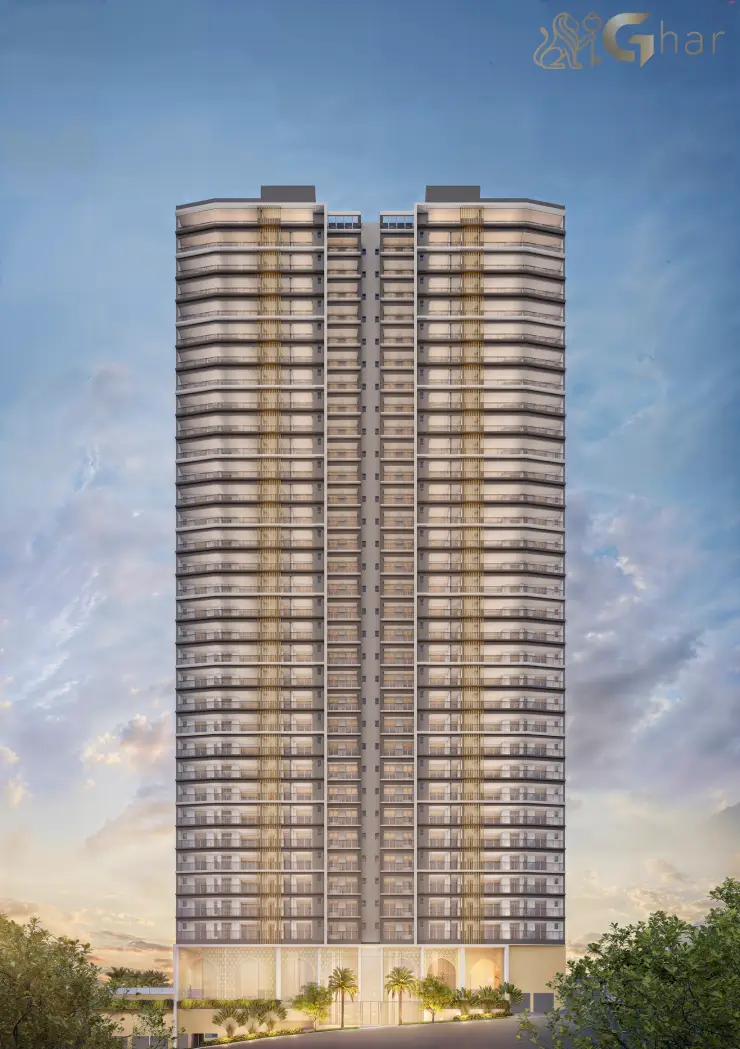 Fachada do condomínio The Palace Oasis Vila Mariana