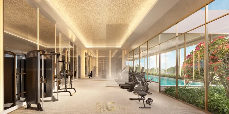 Academia fitness equipada do The Palace Oasis na Vila Mariana