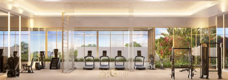 Espaço fitness sofisticado do The Palace Oasis Vila Mariana