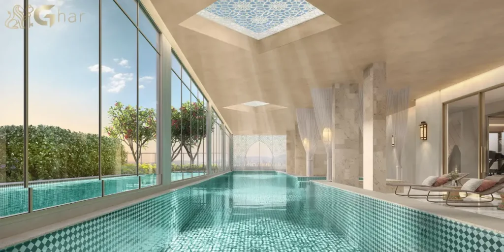 Piscina coberta de 25 metros no The Palace Royal Vila Mariana