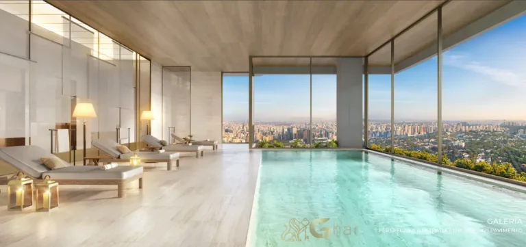 Spa no 47º pavimento do Vista Cyrela Furnished by ArmaniCasa Torre Milano no Jardim Guedala