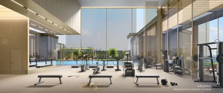 Academia fitness do Vista Cyrela Furnished by ArmaniCasa Torre Milano