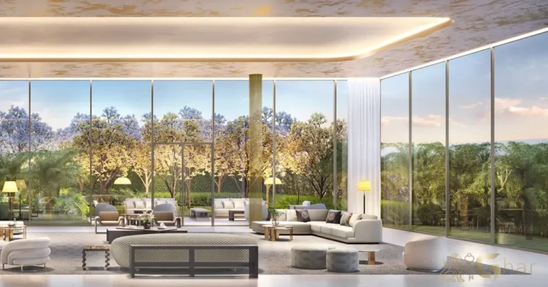 Área gourmet integrada ao salão de festas do Vista Cyrela Furnished by ArmaniCasa Torre Milano