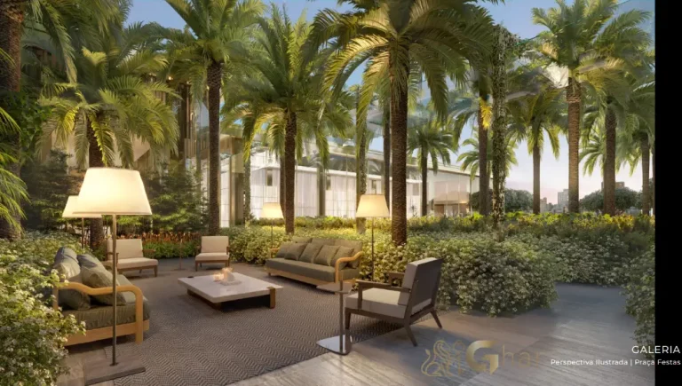 Praça de festas do Vista Cyrela Furnished by Armani/Casa Torre Venezia