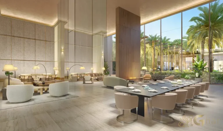 Salão de festas luxuoso do Vista Cyrela Furnished by Armani/Casa Torre Venezia