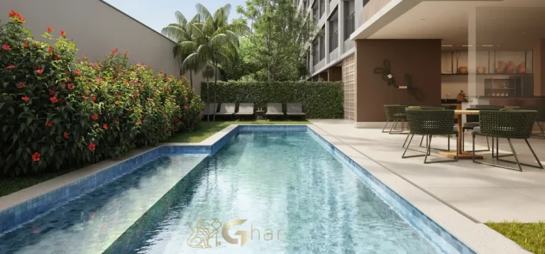 Piscina do Alameda Tatuapé Condomínio Clube com área de lazer completa