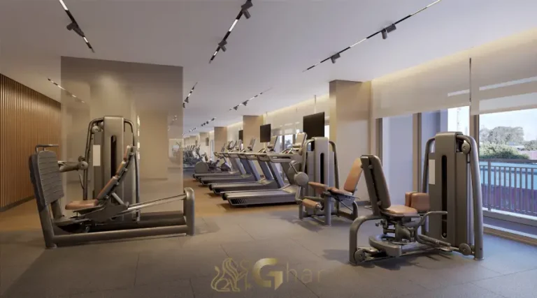 Academia do Alameda Tatuapé Condomínio Clube equipada para treinos diários