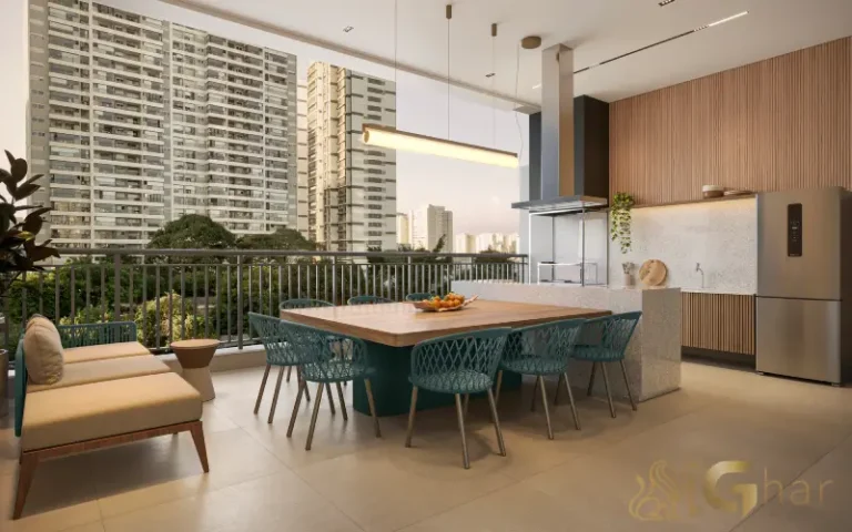 Churrasqueira gourmet do Alameda Tatuapé Condomínio Clube Residences