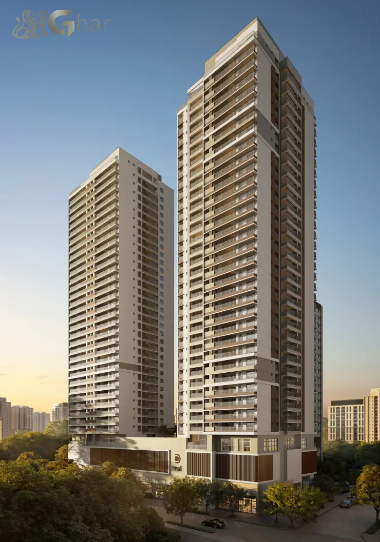 Fachada do Alameda Tatuapé Condomínio Clube Residences no Tatuapé