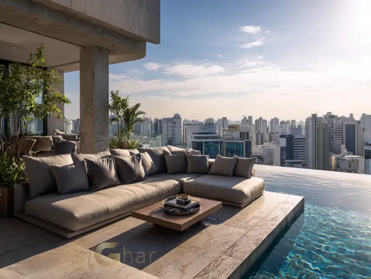 Cobertura penthouse com piscina à venda no Jardim Prudência, São Paulo