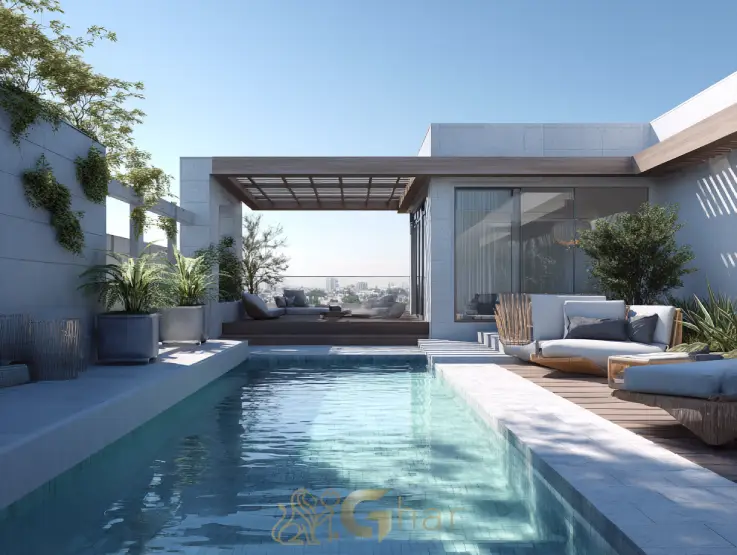 Cobertura com piscina privativa em apartamento no Alto da Boa Vista, São Paulo
