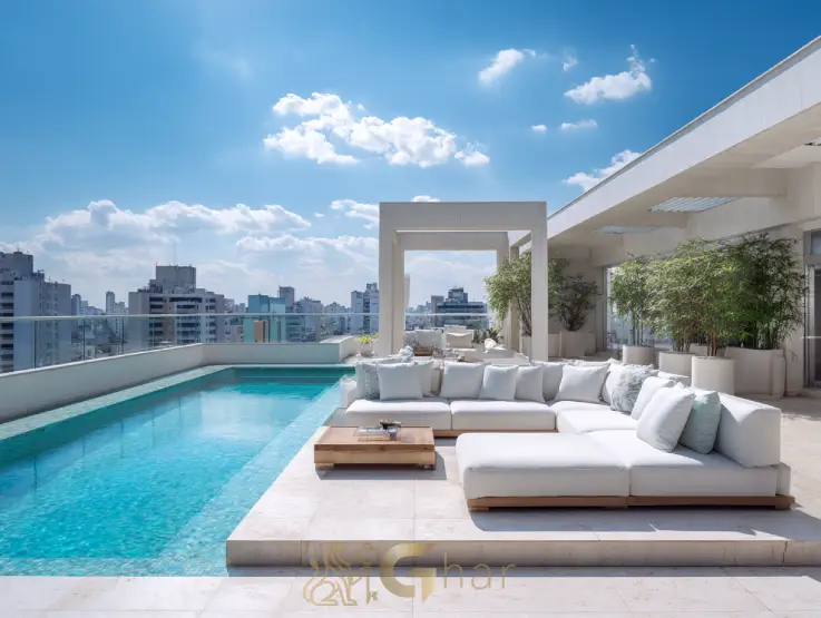 Cobertura com piscina em apartamentos no Belém, São Paulo