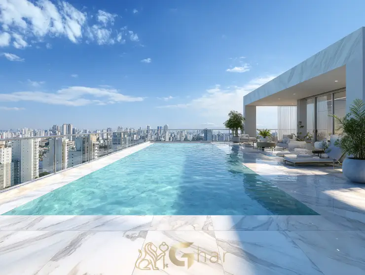 Cobertura duplex com área externa e piscina — apartamentos Pacaembu