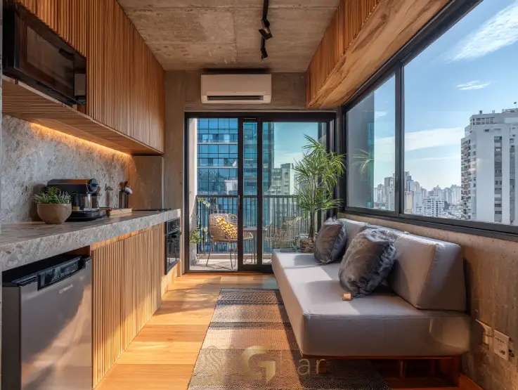 Studio moderno no Patriarca em São Paulo