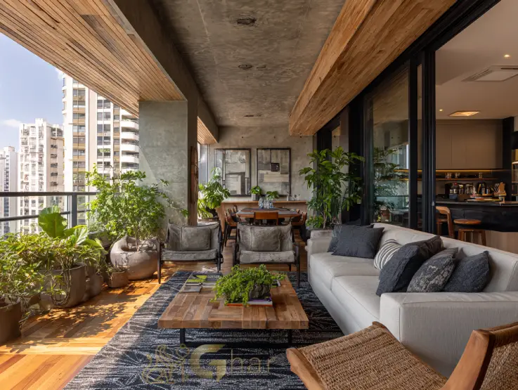 Apartamento no Patriarca com varanda gourmet integrada à sala em São Paulo