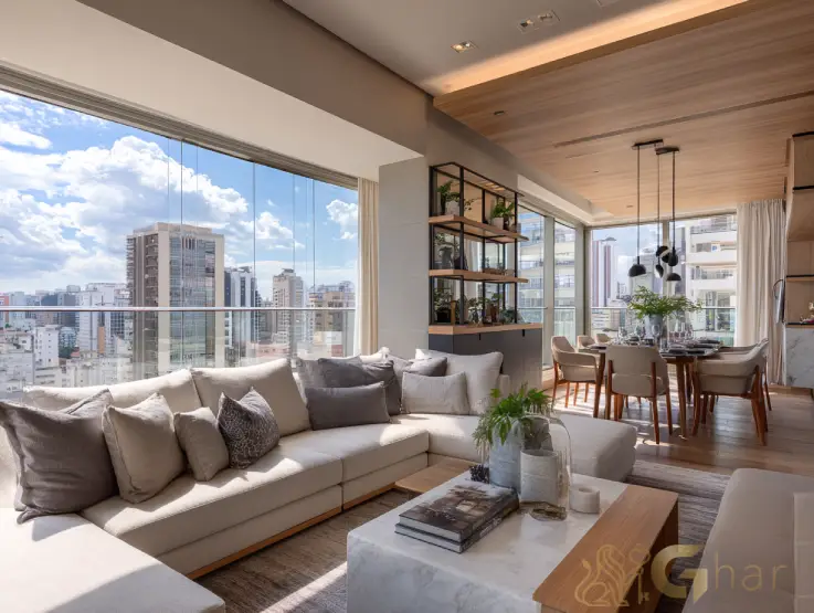 Apartamento na zona leste com salas integradas e varanda na capital paulista