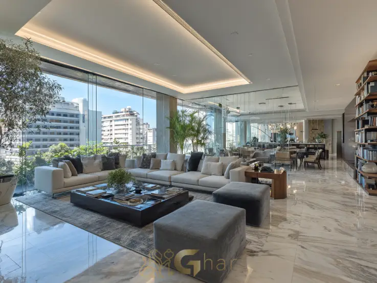 Apartamento na zona leste da capital paulista com sala ampla e bem iluminada