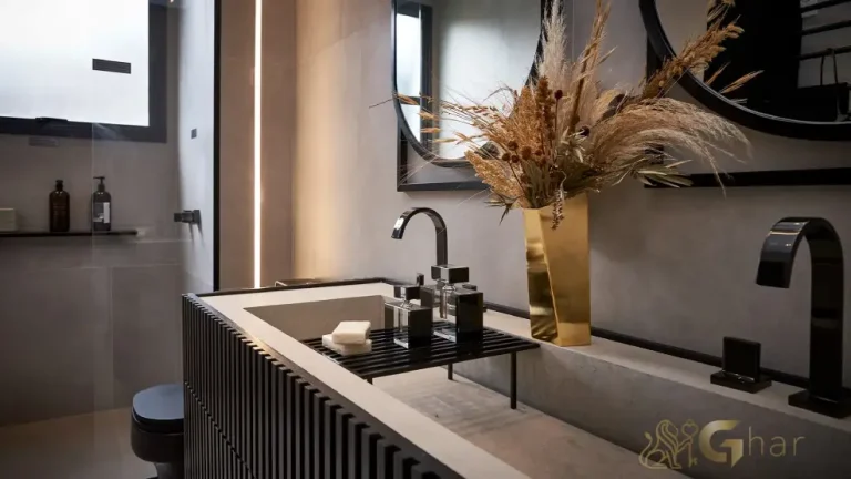 Banheiro do apartamento decorado do Ateliê 365 151 m² com acabamento sofisticado