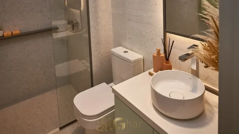 Banheiro social do apartamento decorado do Ateliê 365 151 m² com design moderno