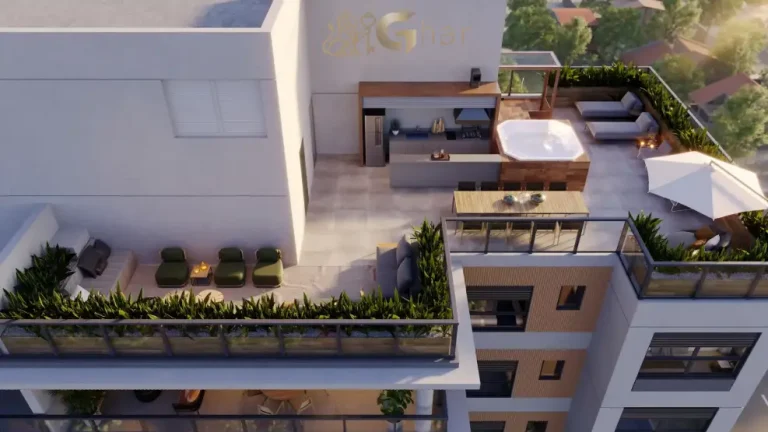 Pavimento superior do apartamento duplex decorado do Ateliê 365 no Brooklin