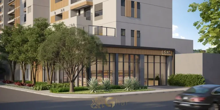 Lojas no térreo integradas à fachada ativa do Ateliê 365 no Brooklin