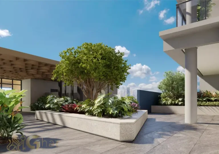 Praça Jabuticaba no Ateliê 365 com áreas verdes e espaços de descanso