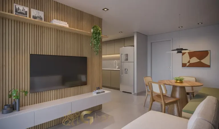 Apartamento decorado de 53m² do Auge Resort Tatuapé Home Spaces By Diálogo